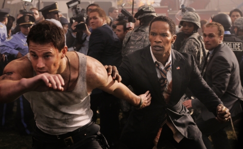 Reiner Bajo/Columbia Pictures Industries Channing Tatum and Jamie Foxx star in Columbia Pictures' "White House Down."