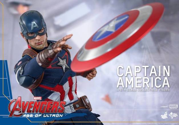 Hot Toys The Avengers Age of Ultron Captain America - slinging shield
