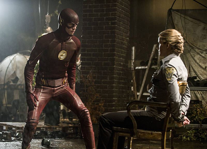 The Flash - Flash of Two Worlds - The Flash and Patty Spivot